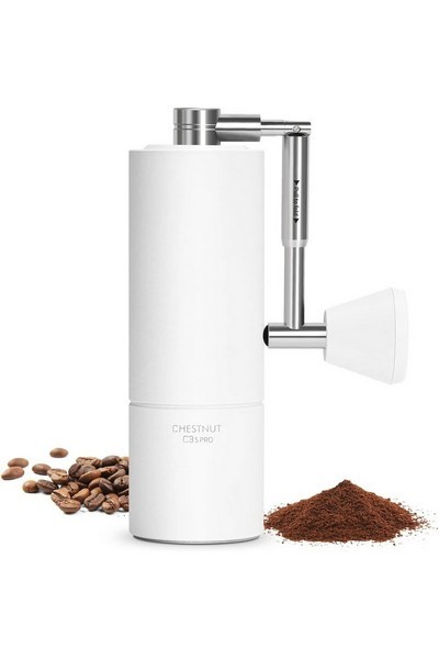 Кофемолка ручная Timemore Chestnut C3S Pro, белая