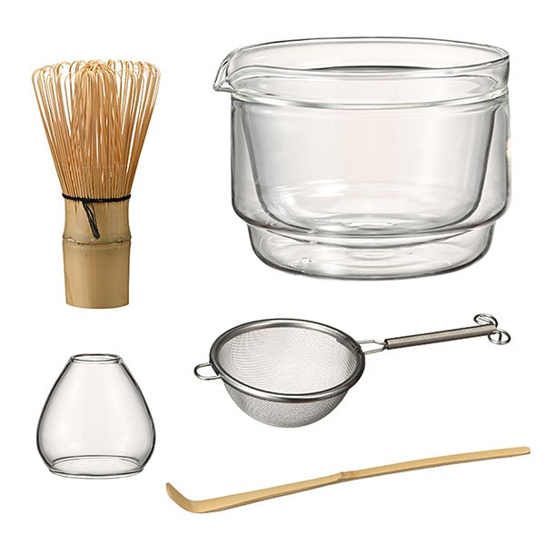 Набор для приготовления матча HARIO MACS-5-G Matcha Tea Set, зелёный, 5 предметов