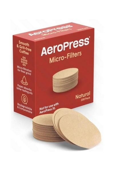 Фильтры Aeropress Natural, неотбеленные (200 шт.)