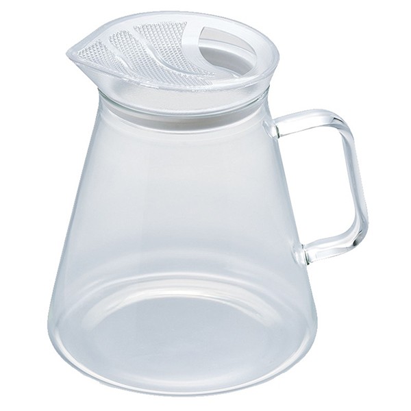 Чайник заварочный стеклянный HARIO Clear Teapot 700 мл, прозрачный сервер термостойкое стекло, фильтр в носике