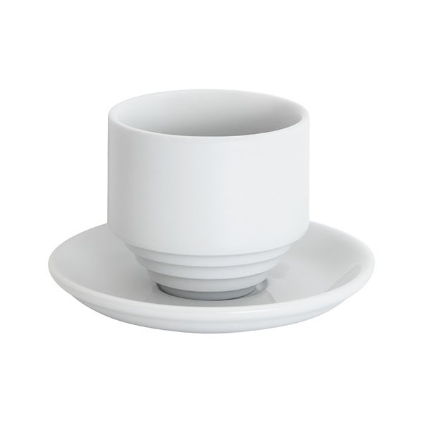 Кофейная пара Loveramics Deco, 200ml, handle-less цвет: белый (white)