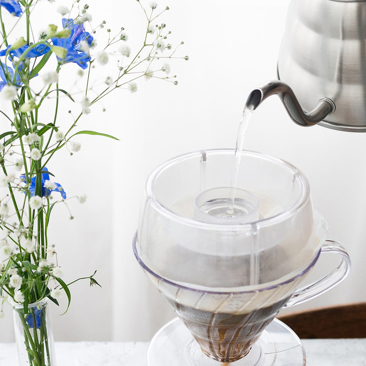 Набор воронка с диспенсером HARIO V60 Drip-Assist Set, PDA-1524-T