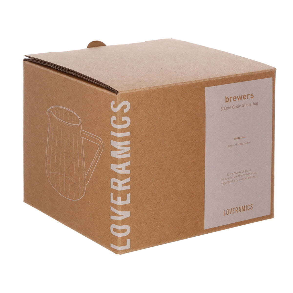 Сервер Loveramics Brewers 500 ml Optic Glass Jug, стекло