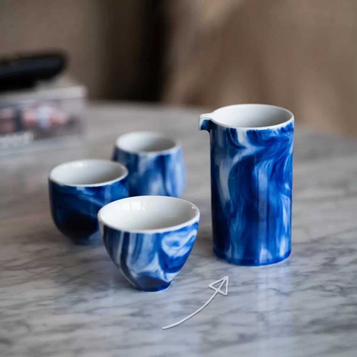 Сервер Loveramics Brewers Specialty Jug 300ml, цвет: кобальт (Ink Cobalt)