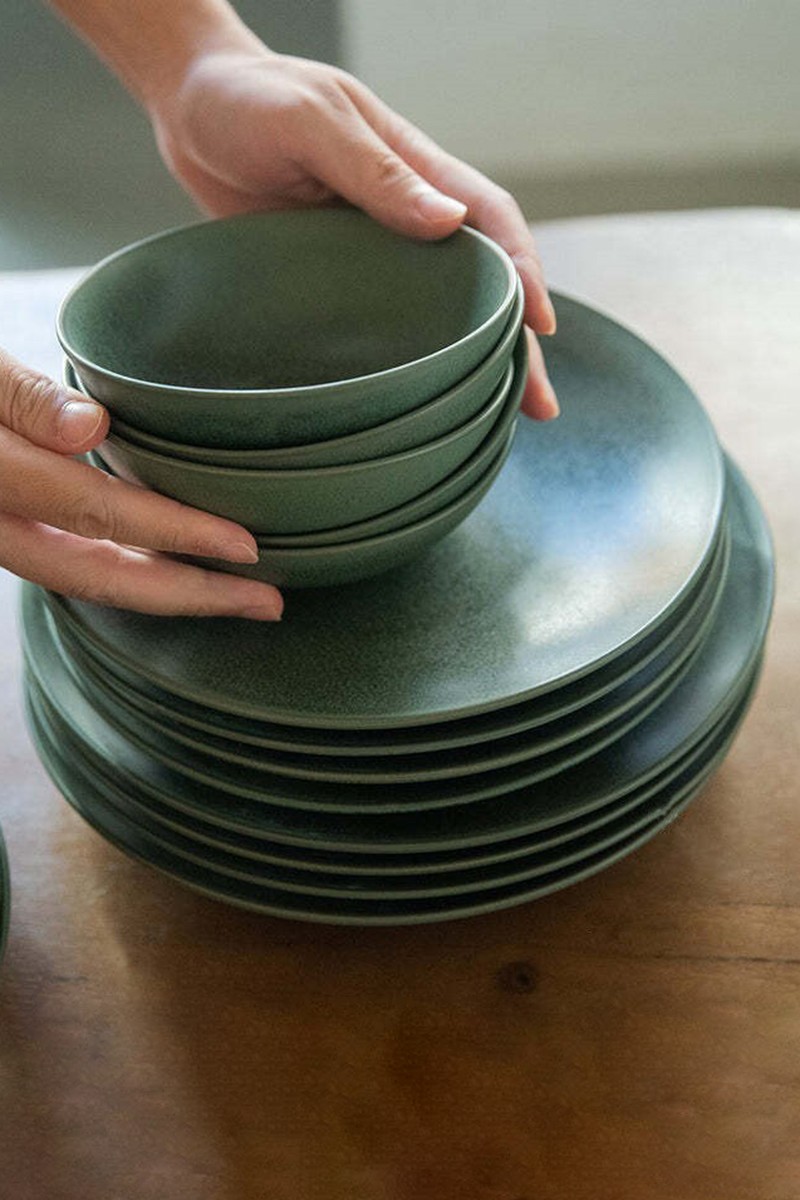 Тарелка Loveramics Studio 12cm Low Bowl (S) (Matte Dark Green)