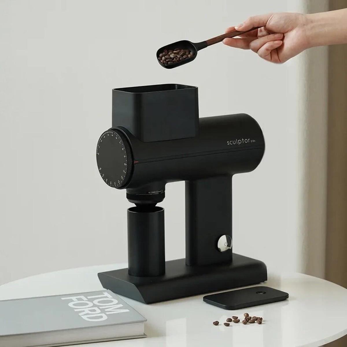 Расширитель бункера для зёрен Timemore для электрической кофемолки Sculptor 078/078S, чёрный