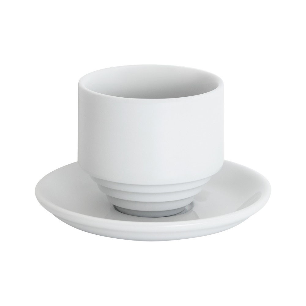 Кофейная пара Loveramics Deco, 200ml, handle-less цвет: белый (white)