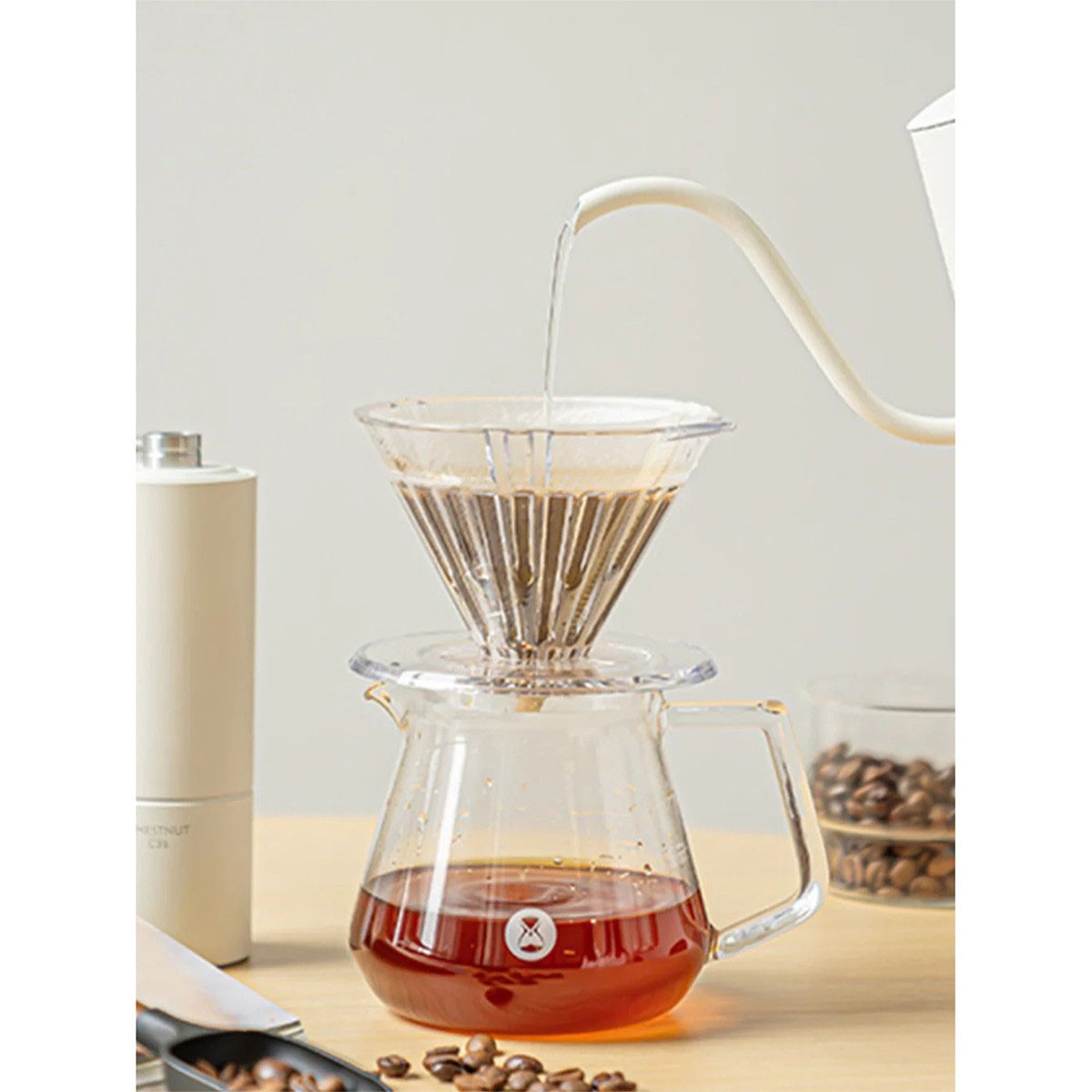 Воронка Timemore Crystal Eye Turbo 01 пластик, цвет: clear