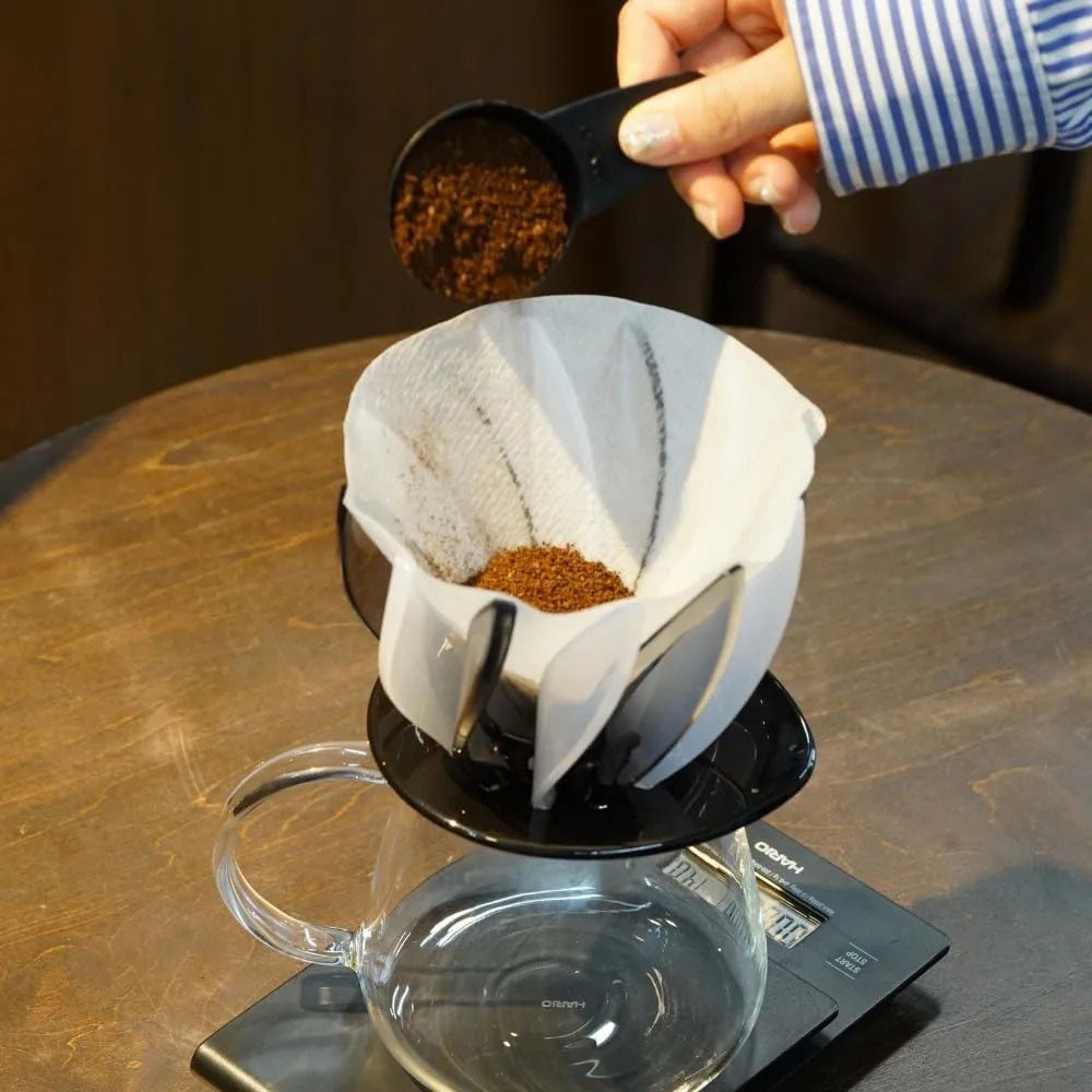 Воронка для приготовления кофе HARIO SUIREN, цвет: черно-белый