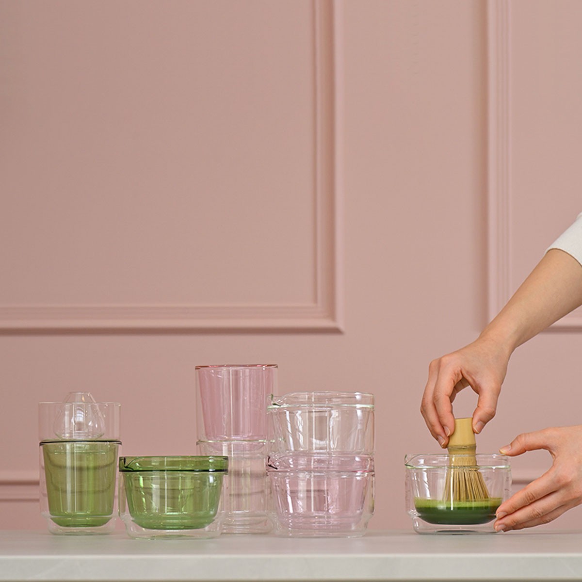 Набор для приготовления матча HARIO MACS-5-G Matcha Tea Set, зелёный, 5 предметов