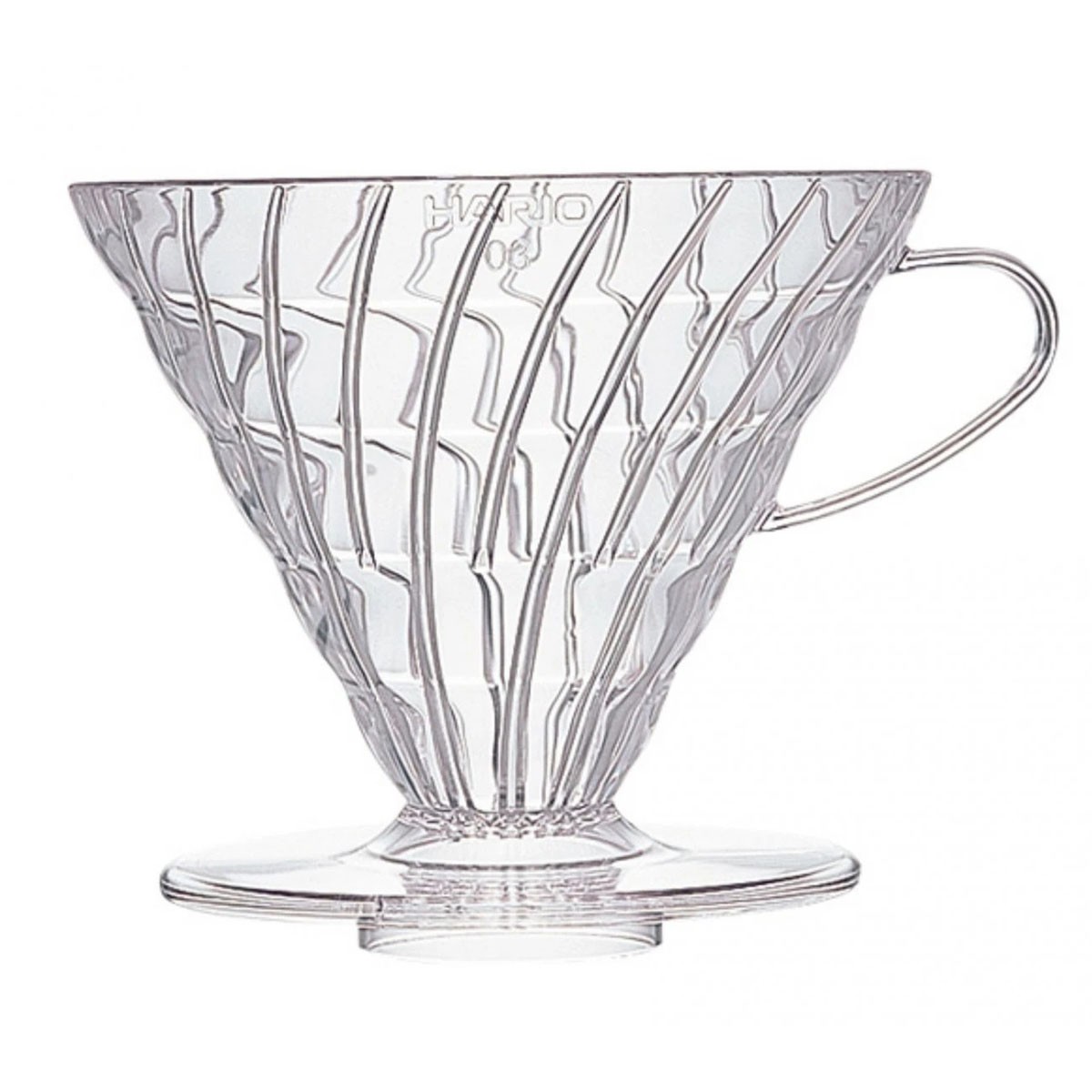 Воронка для кофе HARIO V60 Dripper VD-03T, прозрачная, размер 03, 1-6 чашек
